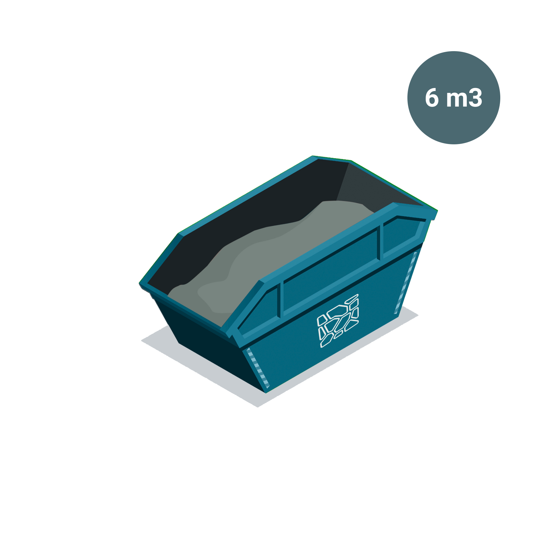 Bouw en sloopafval 6m3